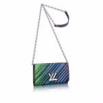 Louis Vuitton Vert Multicolor Epi Tropical Twist Chain Wallet