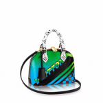 Louis Vuitton Vert Multicolor Race Print Alma BB Bag