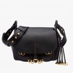 Prada Black Calf Leather Corsaire Bag