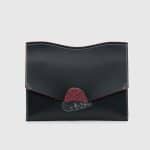 Proenza Schouler Black Medium Curl Clutch Bag