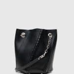 Proenza Schouler Black Mini Hex Bucket Bag