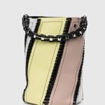 Proenza Schouler Optic White/Pale Citrus/Sand Large Hex Whipstitch Bucket Bag