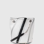 Proenza Schouler White/Black Mini Hex Bucket Bag