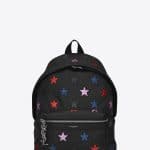 Saint Laurent Black Multicolor Glitter Mini City California Backpack Bag