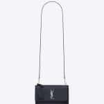 Saint Laurent Navy Blue/Black Medium Sunset Monogram Bag