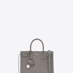 Saint Laurent Pearl Grey Baby Sac De Jour Bag