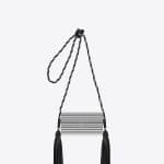 Saint Laurent Silver Glossy Plexiglas and Leather Opium Box Bag