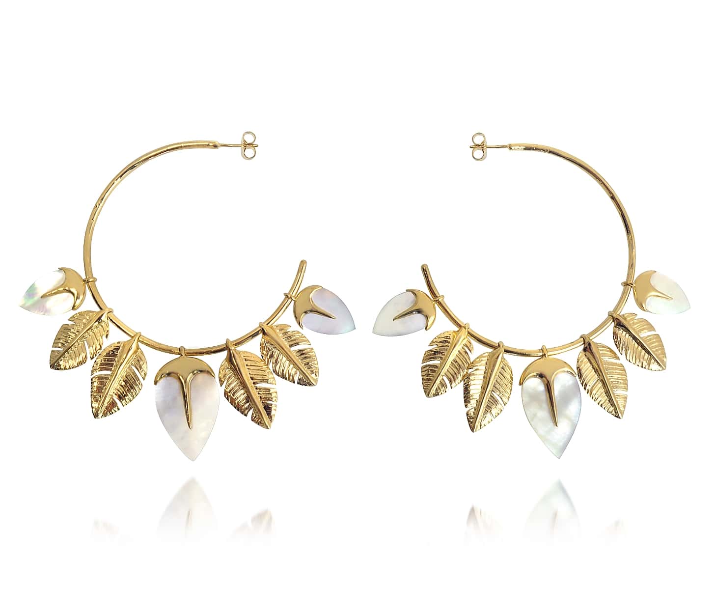 Aurelie Bidermann Talitha Hoop Earrings