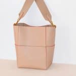 Celine Beige Smooth Calfskin Sangle Shoulder Bag