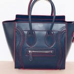 Celine Navy Blue Micro Debossed Luggage Bag