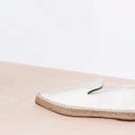 Celine Optic White Espadrille Pointy Slipper