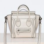 Celine White Nano Debossed Luggage Bag