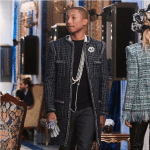 Chanel Black Checkered Tweed Coat - Pre-Fall 2017