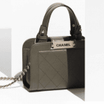 Chanel Khaki Label Click Mini Shopping Tote Bag 2