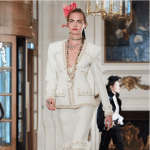 Chanel White Tweed Skirt Suit - Pre-Fall 2017