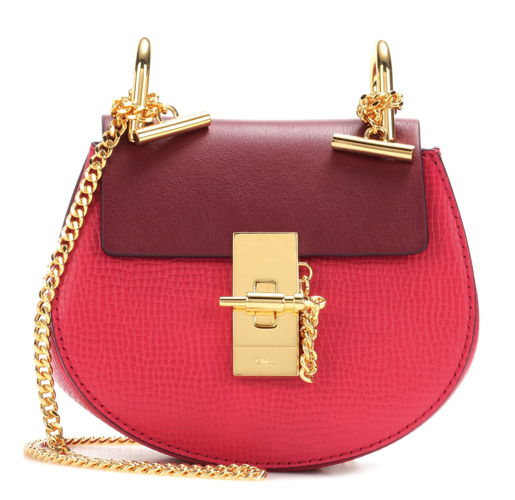 Chloe Drew Nano Leather Crossbody Bag