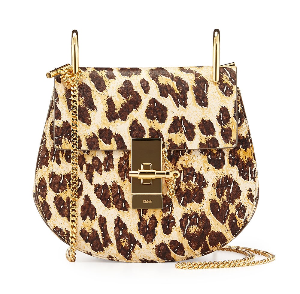 Chloe Leopard Drew Mini Shoulder Bag