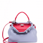 Fendi Powder Blue Studded Mini Peekaboo Bag