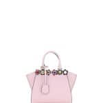 Fendi Soft Pink/Multicolor Floral Studded Mini 3Jours Bag