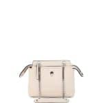 Fendi White Quilted Chain Small Dotcom Bag