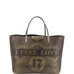 Givenchy Khaki Dollar-Print Canvas Antigona Tote Bag