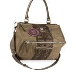 Givenchy Khaki Dollar-Print Pandora Medium Bag