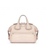 Givenchy Nude Pink Embossed Crocodile Patch Nightingale Micro Bag