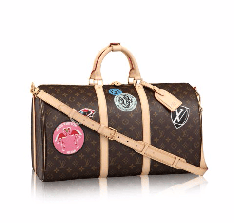 Louis Vuitton World Tour Keepall Bandoulière Bag