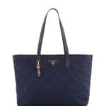 Prada Baltico Quilted Tessuto Tote Bag