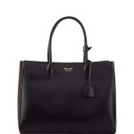 Prada Black/Red Bibliotheque XL Bag