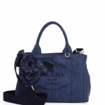 Prada Denim Blue Tote Bag