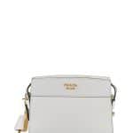 Prada White Saffiano City Shoulder Bag