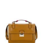 Valentino Cuir/Fuchsia Two-Tone Cabana Medium Top Handle Bag