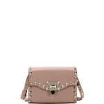 Valentino Light Pink Rockstud Mini Flap Shoulder Bag