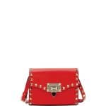 Valentino Red Rockstud Mini Flap Shoulder Bag