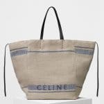 Celine Beige Canvas Large Cabas Phantom Bag