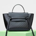 Celine Black Quilted Calfskin Mini Belt Bag