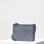 Celine Black/White Bicolor Goatskin Trio Shoulder Bag