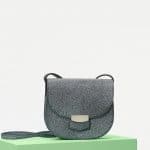 Celine Black/White Goatskin Small Trotteur Shoulder Bag