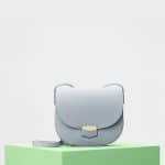 Celine Cloud Grained Calfskin Compact Trotteur Shoulder Bag