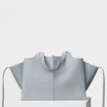 Celine Cloud Supple Natural Calfskin Medium Tri-Fold Shoulder Bag