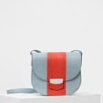 Celine Cloud/Poppy Watersnake Small Trotteur Shoulder Bag