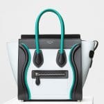 Celine Frost Smooth Calfskin with Piping Micro Luggage Bag