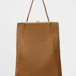 Celine Gold Sand Smooth Calfskin Cabas Clasp Bag