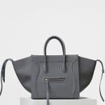 Celine Kohl Baby Grained Calfskin Medium Luggage Phantom Bag