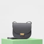 Celine Kohl Natural Calfskin Compact Trotteur Shoulder Bag