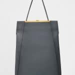 Celine Kohl Smooth Calfskin Cabas Clasp Bag