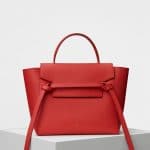 Celine Poppy Grained Calfskin Micro Belt Bag