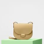 Celine Sand Natural Calfskin Compact Trotteur Shoulder Bag