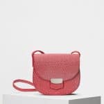 Celine Scarlet Bicolor Goatskin Small Trotteur Shoulder Bag